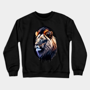 Roar of Majesty: The Lion King's Regal Essence Crewneck Sweatshirt